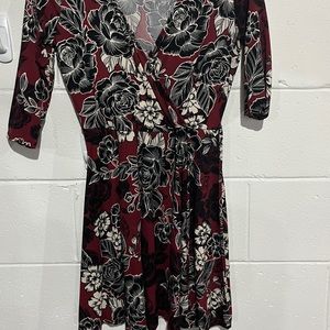 Another fall dress knee length cross cross woman,ssizemedium